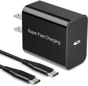 img 4 attached to 🔌 Powerful 25W USB C Charger for Samsung Galaxy S21/S21 Plus/S21 Ultra FE/A52 5G/S10 S10E S10+ S9,A32 A42 A12 A22 A82,A51 A21,Pixel 4A 5 4 3A XL - Fast PD Charging Block Wall Power Adapter + 5.5FT Cable