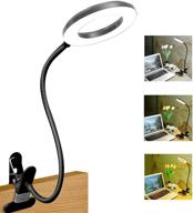 cyezcor clip-on light reading lights, enhanced by 48 led usb book clamp light, with 3 color modes and 5 brightness levels, eye-friendly desk lamp, 360° flexible gooseneck bed night light логотип