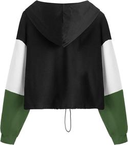 img 3 attached to SweatyRocks Colorblock Pullover Sweatshirt X Small Outdoor Recreation