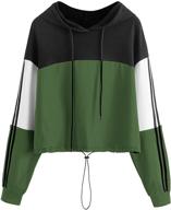sweatyrocks colorblock pullover sweatshirt x small outdoor recreation логотип