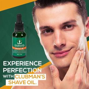 img 3 attached to 💈 Enhanced Shaving Experience: Clubman Pinaud Shave Oil 2-Pack - Moisturizes and Boosts Razor Glide, 1 oz