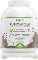 🌱 fusionfour plant based protein powder - vegan protein - soy, dairy and gluten free - chocolate flavor - 5lbs logo