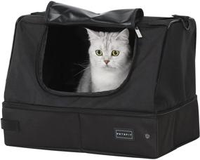 img 4 attached to 🐱 Petsfit Lightweight Foldable Fabric Cat Litter Box/Pan Ideal for Travel Purposes