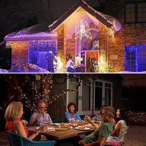 img 3 attached to 🌞 KPafory Solar String Lights Outdoor: Waterproof Fairy Lights for Patio Yard, Christmas Wedding Decor, Warm White