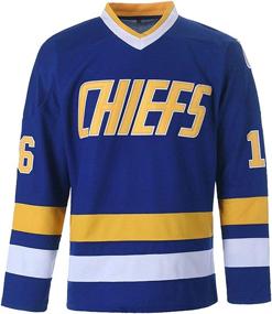 img 3 attached to 🏒 Hanson Brothers Charlestown Chiefs Jerseys - Set of 3 (Jack #16, Steve #17, Jeff #18) - Slap Shot Movie Ice Hockey