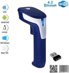 img 3 attached to ScanAvenger Portable Bluetooth Barcode Scanner: 3-in-1 Handheld Wireless Scanner for Efficient Inventory Management with Both 1D and 2D Capability