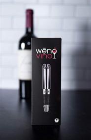 img 2 attached to 🍷 Wēno Vino Wine Aerator Pourer - Enhanced Aeration Pourer and Decanter Spout (Black)