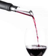 🍷 wēno vino wine aerator pourer - enhanced aeration pourer and decanter spout (black) логотип