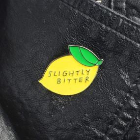 img 3 attached to 🍋 Живые лимонные эмалированные значки: Яркий акцент для рюкзаков, одежды, шляп и курток.