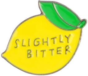img 4 attached to 🍋 Живые лимонные эмалированные значки: Яркий акцент для рюкзаков, одежды, шляп и курток.