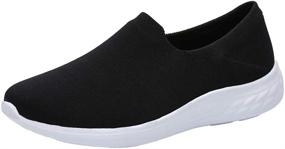 img 4 attached to UNN Lightweight Breathable Athletic Sneakers