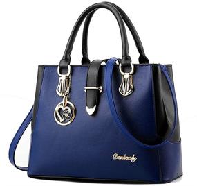 img 4 attached to 👜 Women's Purses and Handbags: Stylish Tote Shoulder Crossbody Bags with Detachable Long Strap