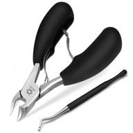 professional podiatrist toenail clippers: expert ingrown ➡️ and thick toe nail clippers for men & seniors logo