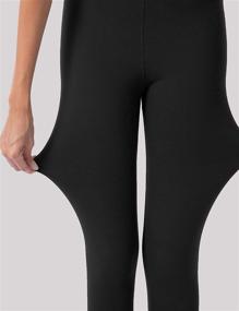 img 1 attached to Natural Feelings Women's Ultra Soft Stretch High Waisted Leggings - Opaque Slim Yoga Pants (One Size & Plus Size)