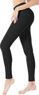 natural feelings women's ultra soft stretch high waisted leggings - opaque slim yoga pants (one size & plus size) logo