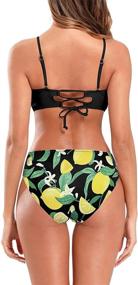 img 3 attached to 👙 Stunning SHEKINI Crisscross Lace Up X Large Women's Clothing for the Perfect Beach Getaway