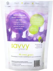 img 3 attached to Savvy Green Oxygen Brightening Powder 40oz: Unscented and Effective