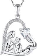 🐱 yl cat necklaces: exquisite 925 sterling silver cat on moon jewelry with shimmering 5a cubic zirconia - perfect gifts for cat lovers and close ones! logo