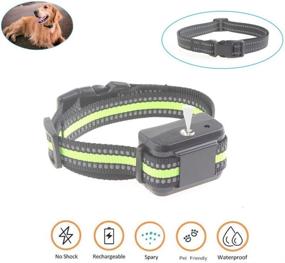 img 3 attached to 🐶 Mouogo Citronella Dog Collar: Stop Barking Spray Bark Collar for Dogs - Rechargeable, Harmless & Waterproof