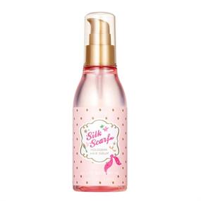 img 4 attached to ETUDE HOUSE Silk Scarf Hologram Hair Serum 120ml (21AD), Nourishing Oil Complex with Fruity Floral Water Scent for Enhanced Volume and Care of Damaged Hair