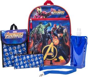 img 4 attached to Marvel Avengers Backpack Combo Set