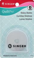 pro series replacement blades for singer 07178 45-mm rotary cutter - pack of 6 pieces logo