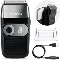 🪒 pritech 2 in 1 electric shavers for men: foil shaver & beard trimmer combo logo