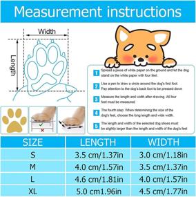 img 2 attached to 🐾 Breathable Dog Boots - Geyoga 8 Pieces Mesh Dog Shoes with Adjustable Straps, Non-Slip Soft Sole for Small and Medium Sized Dogs, Paw Protector Boots for Daily Walking