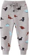 🦖 dino-themed azalquat toddler jogging sweatpants - boys' clothing pants (1 pack) logo