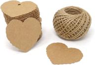 honbay 100pcs kraft paper crafts logo