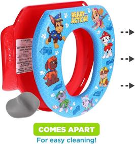 img 2 attached to 🐾 Nickelodeon Paw Patrol Rescue Vehicles Soft Potty Seat: The Perfect Way to Make Potty Training Fun and Easy!