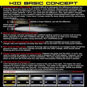 img 2 attached to 55W 9012 HIR2 6000K Heavy Duty AC HID Xenon Bulbs Bundle With AC Digital CANBUS Slim Ballasts No OBC Error For 12V Vehicles (9012/HIR2(They Are Same)