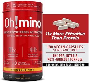 img 4 attached to 💪 Oh!mino Muscle Synthesis Activator: Electrolyte Capsules for Enhanced Pre and Post Workout Performance – Oh! Nutrition