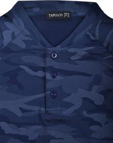 img 1 attached to 👔 Fashionable Clothing for Men's Shirts – TAPULCO Training Camouflage Collarless Design