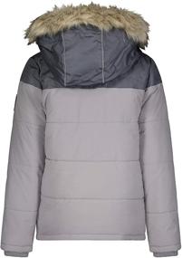 img 1 attached to 🧥 Shop the Stylish Boys' Warm Hooded Puffer Jacket Coat by Vince Camuto