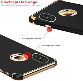 img 2 attached to 📱 Tverghvad iPhone Xs Case: Ultra Thin, Flexible, and Shockproof for iPhone Xs (5.8 inch) – Sleek Black Design