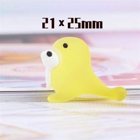 img 1 attached to 🐠 Halloluck 50 Pcs Ocean Animals Slime Charms - Easter DIY Craft Making Kit, Resin Flatback Slime Beads - Resin Jewelry Making Supplies for Scrapbooking Crafts and Cell Phone Case DIY