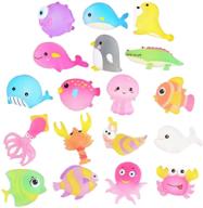🐠 halloluck 50 pcs ocean animals slime charms - easter diy craft making kit, resin flatback slime beads - resin jewelry making supplies for scrapbooking crafts and cell phone case diy logo