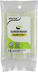 img 1 attached to 🌈 Pack of 15 Mini Size 4" Glow in the Dark Hot Glue Sticks