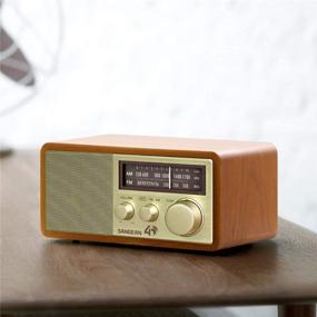 img 1 attached to 📻 Sangean WR-11SE 40th Anniversary AM/FM Walnut Table Top Radio - Enhanced for SEO