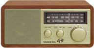 📻 sangean wr-11se 40th anniversary am/fm walnut table top radio - enhanced for seo logo