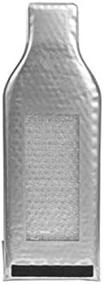 img 1 attached to Franmara Wine Safeguard Reusable Bottle Protector: Silver, Heavy-Duty Protection for Wine Bottles