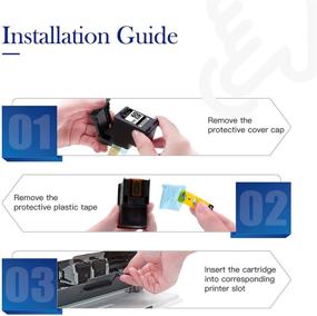 img 1 attached to 🖨️ Valuetoner HP 60XL High Yield Ink Cartridge Replacement – Enhanced Print Quality for Photosmart C4680 D110, Deskjet D2680 F2430 F4210 Printer