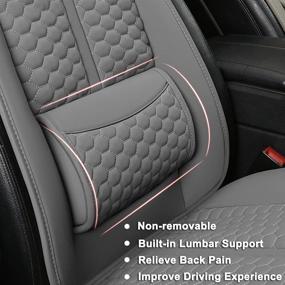 img 2 attached to Black Panther Car Seats Covers Interior Accessories