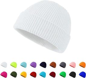 img 4 attached to 🧣 Unisex Winter Beanie Hats - Classic Knit Caps for Warm Winter