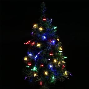 img 1 attached to RECESKY Christmas String Lights with Timer - 50 LED 19ft Multi-Color Fairy Battery Operated Mini String Light for Outdoor Indoor Garden Patio Party Home Wreath Xmas Decor Christmas Tree Decoration