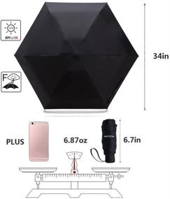 img 3 attached to ☂️ GoGo Umbrella: Lightweight Compact Protection for All-Weather Needs