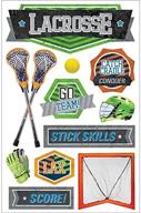 🥍 stdm-205e lacrosse 3d stickers by paper house productions logo