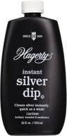 🔷 w. j. hagerty instant silver dip polish: effortlessly restore shine to your silverware with this 12-ounce (17012) solution logo