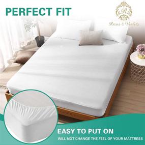 img 1 attached to Full Mattress Protector Waterproof Cover